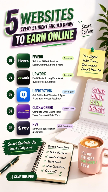 Best Websites Every Student Should Know to Earn Money Online 1 Best Websites Every Student Should Know to Earn Money Online