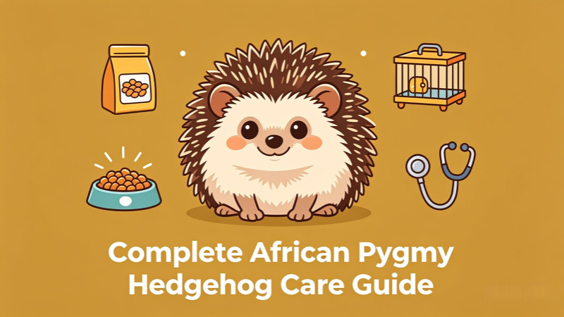 Complete Care Guide for African Pygmy Hedgehogs: Diet, Housing, Health & Behavior